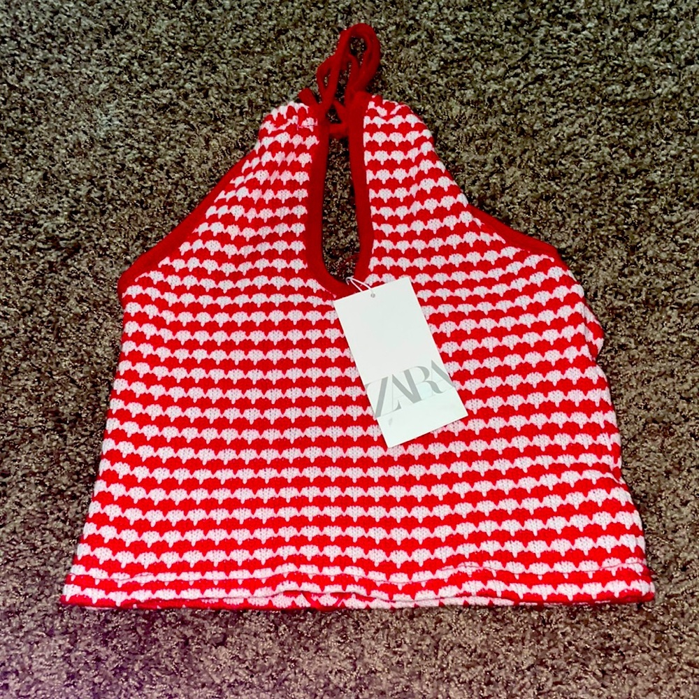 Zara knit halter top